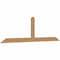 Ekena Millwork Portland Timber Gable Bracket, Western Red Cedar, 108"W x 31 1/2"H x 1 1/2"D x 5 1/2"F, 7/12 Pitch GBW108X31X0206POR00SWR - alternate 4